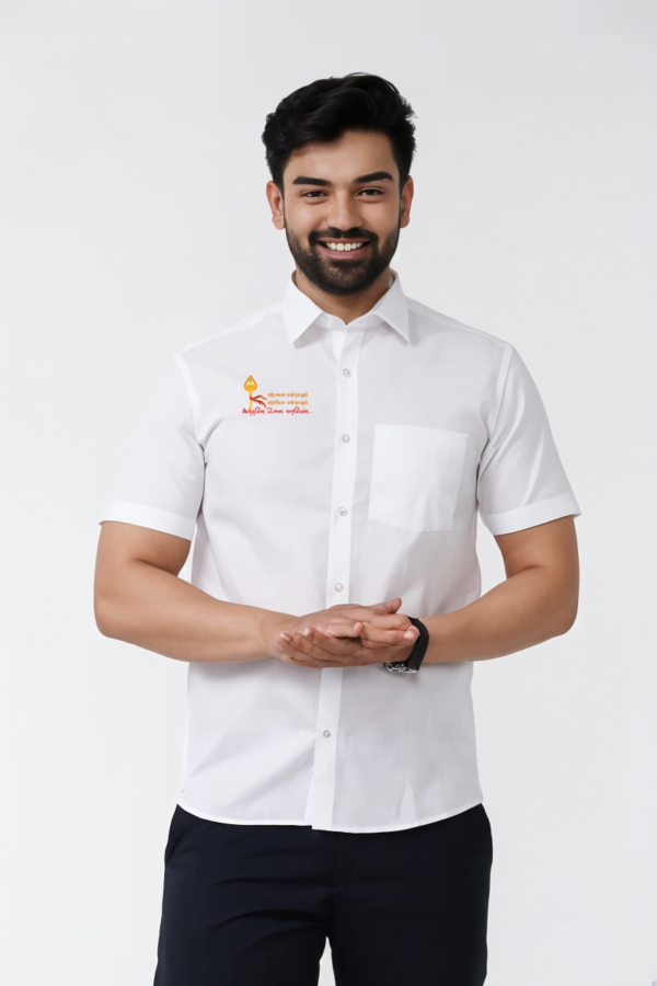 Karpanai Endralum Karchilai endralum HD Printed Mens Half sleeve White Shirt | கற்பனை என்றாலும் கற்சிலை என்றாலும் கந்தனே உன்னை மறவேன்