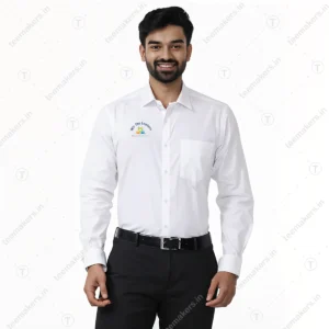 We The Leaders Shirt Official Logo Printed White Formal Shirt
